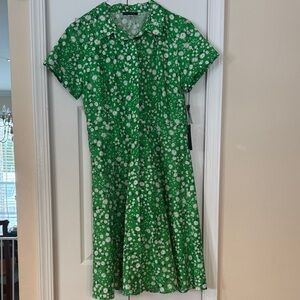 Tommy Hilfiger Green Floral Top Dress NEW WITH TAGS